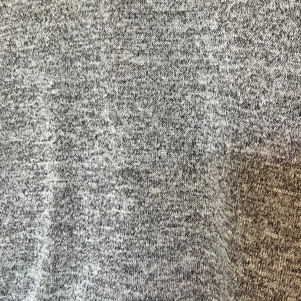 Express One Eleven “Essential” Heathered Gray Long Sleeve Basic Tee - Picture 3 of 10